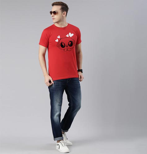 Men Graphic Printed T-shirt